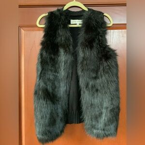 Super stylish faux fur vest.